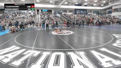 70 lbs Quarters - Calvin Rucobo, Central Coast Most Wanted Wrestling Club vs Samson Emmett, Utah