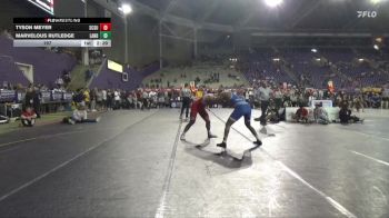 197 lbs Quarters & 1st Wb (16 Team) - Tyson Meyer, St. Cloud State vs Marvelous Rutledge, Lander