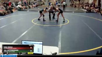 119 lbs Round 5 - Gia Unterberger, Chugiak High School vs Gisa Reigh, Dillingham High School