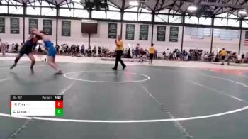 151-157 lbs Cons. Semi - Caden Frey, Gladiator Elite WC vs Charlie Cross, Built By Brunson