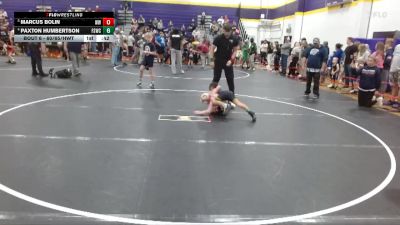 60/65/hwt Round 1 - Paxton Humbertson, Fort Stewart Wrestling Club vs Marcus Bolin, West Wateree