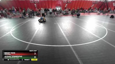 144 lbs Champ. Round 2 - Aiydan Sonnentag, Cadott Wrestling Club vs Brody Pate, Wisconsin