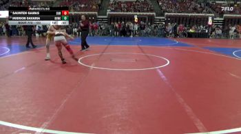 123 lbs Cons. Round 3 - Hudson Savaria, Heights Wrestling Club vs Saunten Gamas, Glasgow Wrestling Club