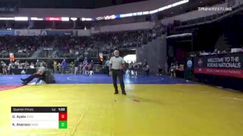 55 lbs Quarterfinal - Urijah Ayala, Sebolt Wrestling Academy vs Korbin Akerson, Nebraska Boyz