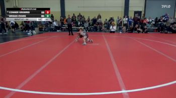 80 lbs Cons. Round 3 - Conner Krumrei, Grand Rapids Grapplers vs Briggs Evans, Heartland Wrestling Academy