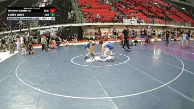 110 lbs Champ. Round 5 - Hannah Leonard, Montana vs Abbey West, Utah