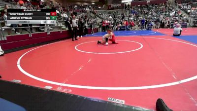 58 lbs Round 2 - Atreyu Pittman, Spartan Wrestling Academy vs Sheffield Scott, Panther Youth Wrestling-CPR