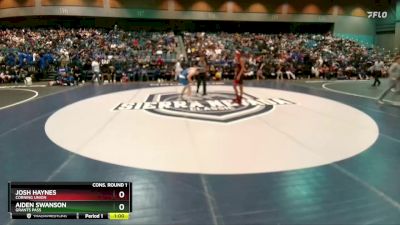 150 lbs Cons. Round 1 - Josh Haynes, Corning Union vs Aiden Swanson, Grants Pass