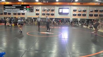 135 lbs Champ. Round 2 - Brooklyn Sparrow, Burlington vs Brielle Parke, Linn-Mar