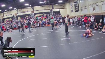 100/107 Quarterfinal - Bentley Weaver, Sly Fox vs Cameron Lotito, Summerville Takedown