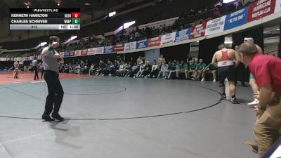 215 lbs Champ Round 1 (16 Team) - Kenneth Hamilton, Gloucester vs Charles Schriver, West Deptford