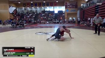 141 lbs Cons. Round 4 - Colton Hush, Minnesota State vs Kael Kurtz, Coe