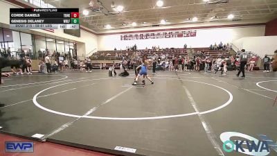 58-61 lbs Rr Rnd 3 - Corde Daniels, Team Of Hard Knox vs Genesis Delaney, Wolfpak Wrestling