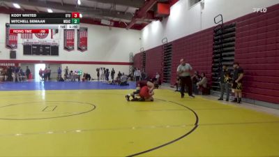 184 lbs Cons. Round 2 - Kody Whited, Utah Tech University vs Mitchell Semaan, Mt San Antonio Community College