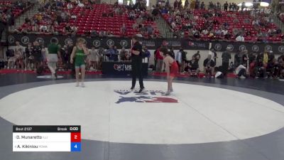 51 kg Semis - Domenic Munaretto, Illinois vs Arseni Kikiniou, Poway Wrestling