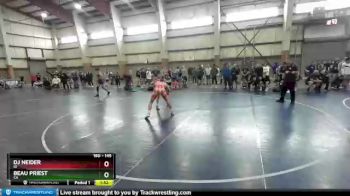145 lbs Quarterfinal - Dj Neider, ID vs Beau Priest, CA