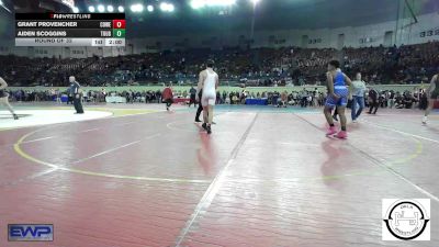 143 lbs Round Of 32 - Grant Provencher, Coweta vs Aiden Scoggins, Tough N Technical Wrestling Club