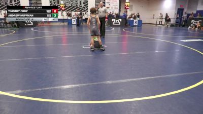 66 lbs Round Of 16 - Timothy Cruz, Westshore W.C. vs Andrew Huffman, Neighborhood W.C.