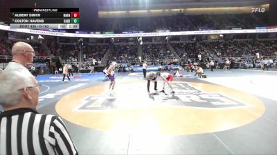 II-160 lbs Quarterfinal - Albert Smith, Maine Endwell vs Colton Havens, Canisteo-Greenwood