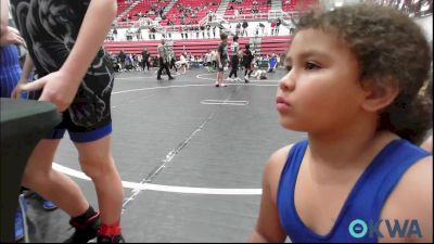 80 lbs Consi Of 8 #2 - Jaxon Walker, Harrah Little League Wrestling vs Matthew Williamson, Choctaw Ironman