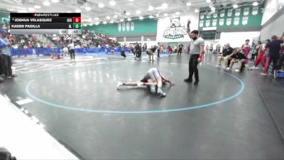 113 lbs Cons. Round 4 - Kaden Padilla, Alta Loma vs Joshua Velasquez, Heritage