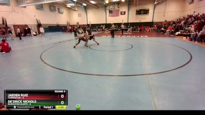 157 lbs Round 3 (10 Team) - Jaeden Ruiz, Torrington vs De`Drick Nichols, Burns/Pine Bluffs