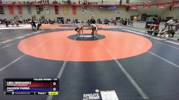 170 lbs Cons. Round 3 - Madison Farris, Eureka vs Libia Hernandez, Davenport University