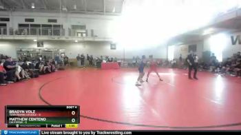 102 lbs Round 1 (8 Team) - Bradyn Volz, Team Indiana GR Gold vs Matthew Centeno, California