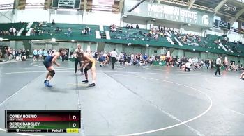 197 lbs Semifinal - Corey Boerio, Kent State vs Derek Badgley, Grand Valley State