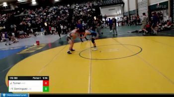 176-188 lbs Semifinal - Yordi Dominguez, Lakeview vs Jackson Turner, Fillmore Central