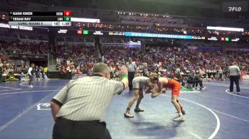 3A-138 lbs Cons. Round 5 - Tegan Ray, Linn-Mar vs Kash Kiner, Valley, West Des Moines