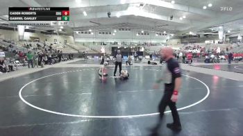 120 lbs Quarterfinals (8 Team) - Caden Roberts, Soddy Daisy High School vs Gabriel Oakley, Greeneville High School
