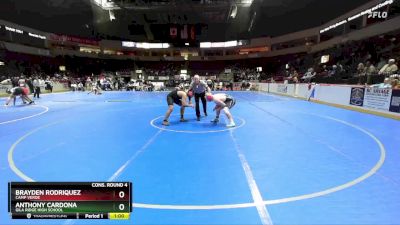 215 lbs Cons. Round 4 - Anthony Cardona, Gila Ridge High School vs Brayden Rodriquez, Camp Verde