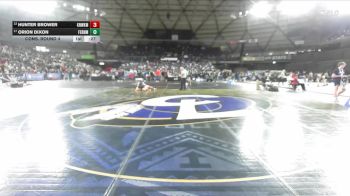 Boys 3A 190 lbs Cons. Round 4 - Orion Dixon, Ferndale vs Hunter Brower, Kennewick