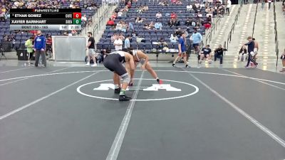 165 lbs Champ. Round 2 - Xavier Barnhart, Southeastern vs Ethan Gomez, Cumberland (Tenn.)