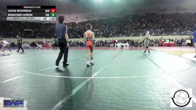 94 lbs Round Of 64 - Lucas McDonald, Deer Creek Wrestling vs Shrayder Catron, Tahlequah Wrestling Club