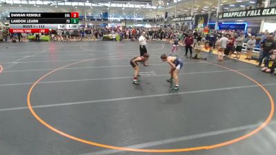 113 lbs Champ. Round 1 - Damian Kemble, Unattached vs Landon Learn, Unattached