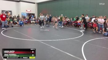 72/76 Quarterfinal - Zeke Mandell, Eastside Youth Wrestling vs Aiden Smith, Gaston Grizzlies