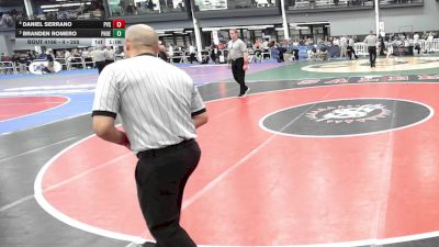 4 - 285 lbs Quarterfinal - Branden Romero, Phoebus vs Daniel Serrano, Park View (Sterling)