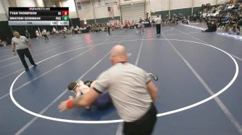 126 lbs Semis & 1st Wrestleback (8 Team) - Draydin Gossman, Pierce vs Tyan Thompson, Battle Creek