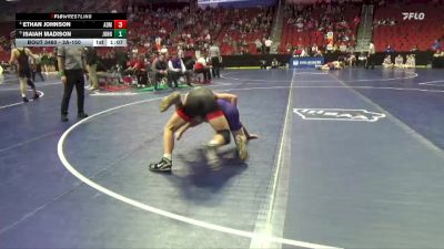3A-150 lbs Cons. Round 4 - Isaiah Madison, Johnston vs Ethan Johnson, ADM