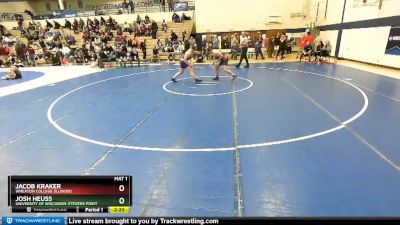 174 lbs Prelim - Jacob Kraker, Wheaton College (Illinois) vs Josh Heuss, University Of Wisconsin-Stevens Point