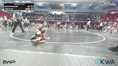 58 lbs Rr Rnd 3 - Anderson Pendergrass, Broken Arrow Wrestling Club vs Parks Greenwood, Mannford Pirate Youth Wrestling