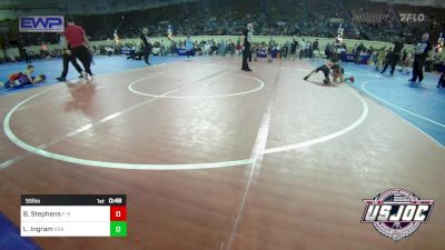 55 lbs Quarterfinal - Bronson Stephens, F-5 Grappling vs Larenz Ingram, RSA RedStorm