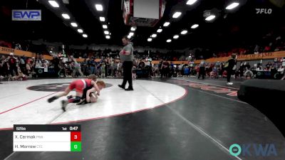 52 lbs Quarterfinal - Xander Cermak, Perry Wrestling Academy vs Houston Morrow, Comanche Takedown Club