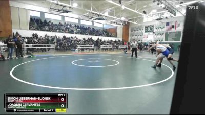 175 lbs Champ. Round 1 - Simon Lieberman-Slionski, Santa Monica vs Joaquin Cervantes, North Torrance