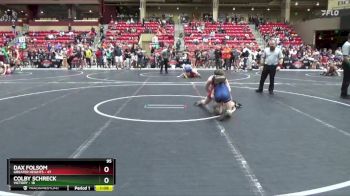 95 lbs Round 3 (6 Team) - Dax Folsom, Greater Heights vs Colby Schreck, Victory