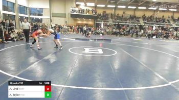145 lbs Round Of 32 - Akiva Lind, Newton South vs Alex Zeller, Piscataquis