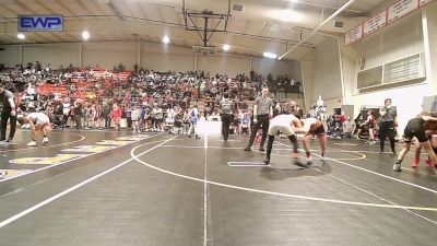 100 lbs Quarterfinal - Jack Bovos, Salina Wrestling Club vs Augustus Cosby, Pawhuska Elks Takedown