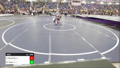 85 lbs Round Of 32 - Clayten Sanchez, Milliken Middle School vs Mathieu Dean, Monte Vista Middle School